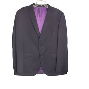 Louis Copeland Sz 54 EU 42 US Dark Grey Super 110s Pure New Wool 2 Button Blazer